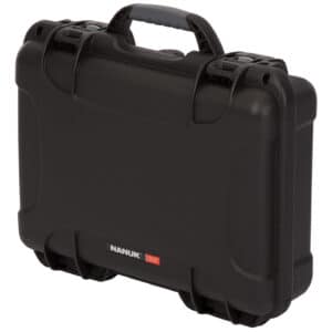 Nanuk 910 black hard protective case with foam, 13.2 x 9.2 x 3.8 in