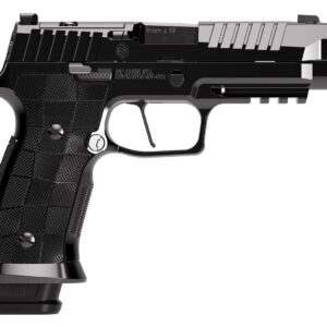Sig Sauer P320 SXG Reserve 9mm semi-automatic handgun angled view