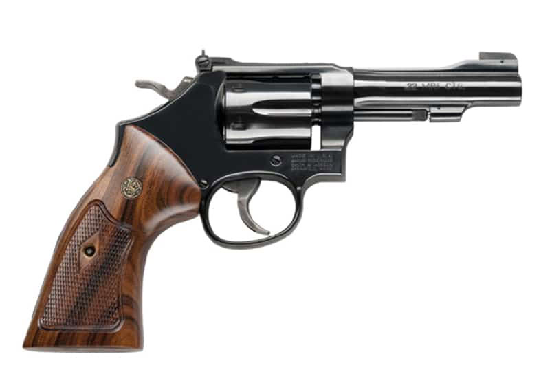 Smith & Wesson Model 48 Classic .22 Magnum 4 inch blued revolver with wood grips