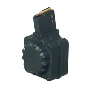 ProMag DRMA1 50-round drum magazine for .308/7.62 NATO, black polymer