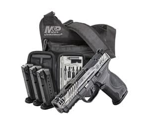Smith & Wesson M&P METL Carry Comp 9mm pistol with ported 4.22" barrel and included magazines