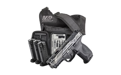 Smith & Wesson M&P METL Carry Comp 9mm pistol with ported 4.22" barrel and included magazines