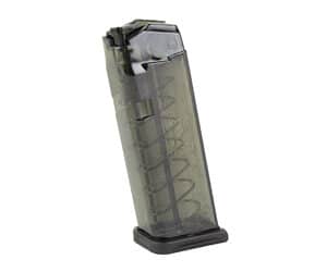 ETS Group SMKGLK1910 9mm 10-round Carbon Smoke polymer magazine for Glock 19/26