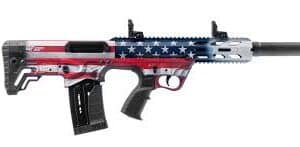 GForce Arms GFY-1 USA 12 Gauge bullpup semi-auto shotgun with Picatinny rails and flip-up sights