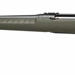 Savage Arms Axis 2 Compact left-hand bolt action rifle 7mm-08 REM 20" matte black receiver OD green synthetic stock