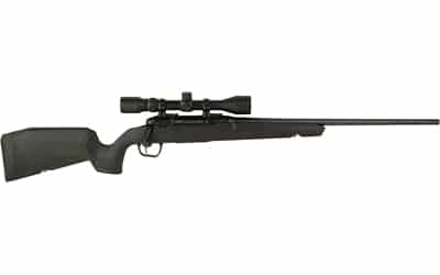 Savage Axis XP 6.5 Creedmoor 22-inch bolt-action rifle with 3-9x40 scope and black synthetic stock