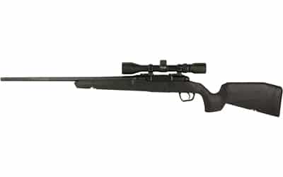 Savage Axis XP 6.5 Creedmoor 22-inch bolt-action rifle with 3-9x40 scope and black synthetic stock