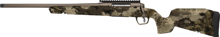 Savage Axis 2 Pro Western left-hand bolt-action rifle with 20-inch threaded barrel and camo stock
