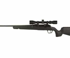 Savage Axis XP .223 Rem 22in bolt-action rifle with black synthetic stock and Weaver 3-9x40 scope