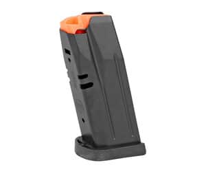 CZ P-10 S 12-round 9mm magazine, black matte, reverse ambi fit