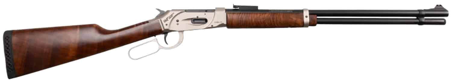 GForce Arms GF LVR .410 20-inch Nickel shotgun with wood stock and fiber-optic sights