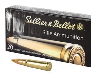 Sellier & Bellot 7.62x39 FMJ 20rd box front