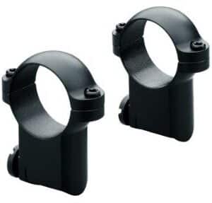 Leupold Ruger M77 1-inch High Matte Black 2-piece Steel Ringmounts