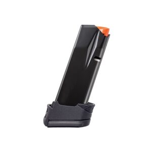 Mossberg MC2sc 9mm 10rd extended magazine black coated steel high-visibility follower