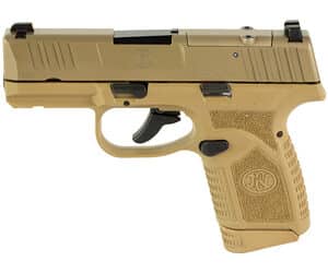 FN Reflex MRD 9mm FDE pistol with 3.3 inch barrel and optics-ready slide