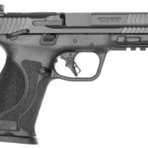 Smith & Wesson M&P M2.0 9mm 4.25-inch pistol, black polymer frame, optic-ready slide