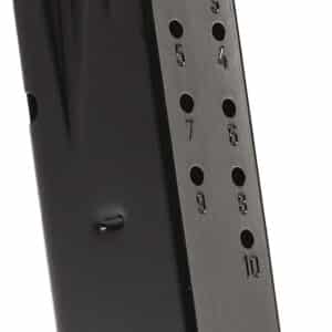 Canik TP9 Elite SC 10-round 9mm metal magazine with finger rest, black finish