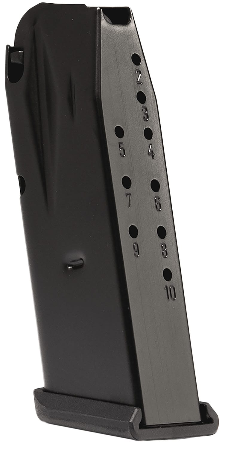 Canik TP9 Elite SC 10-round 9mm metal magazine with finger rest, black finish