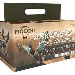 Fiocchi Arkansas Steel Waterfowl 12ga 3in #2 1-1/5oz 100rd box