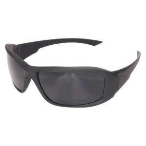 Edge Eyewear Hamel safety glasses black frame with G-15 Vapor Shield lens