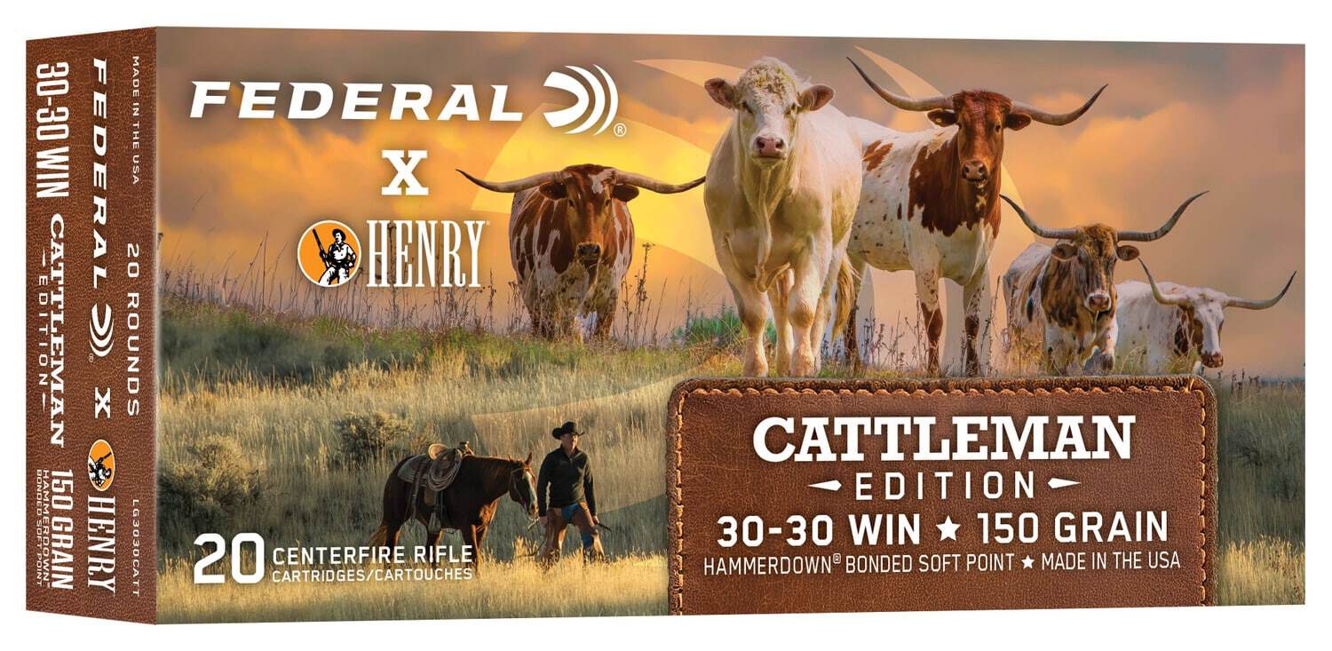 Federal HammerDown Henry Cattleman .30-30 Win 150gr soft point ammunition box - 20 rounds