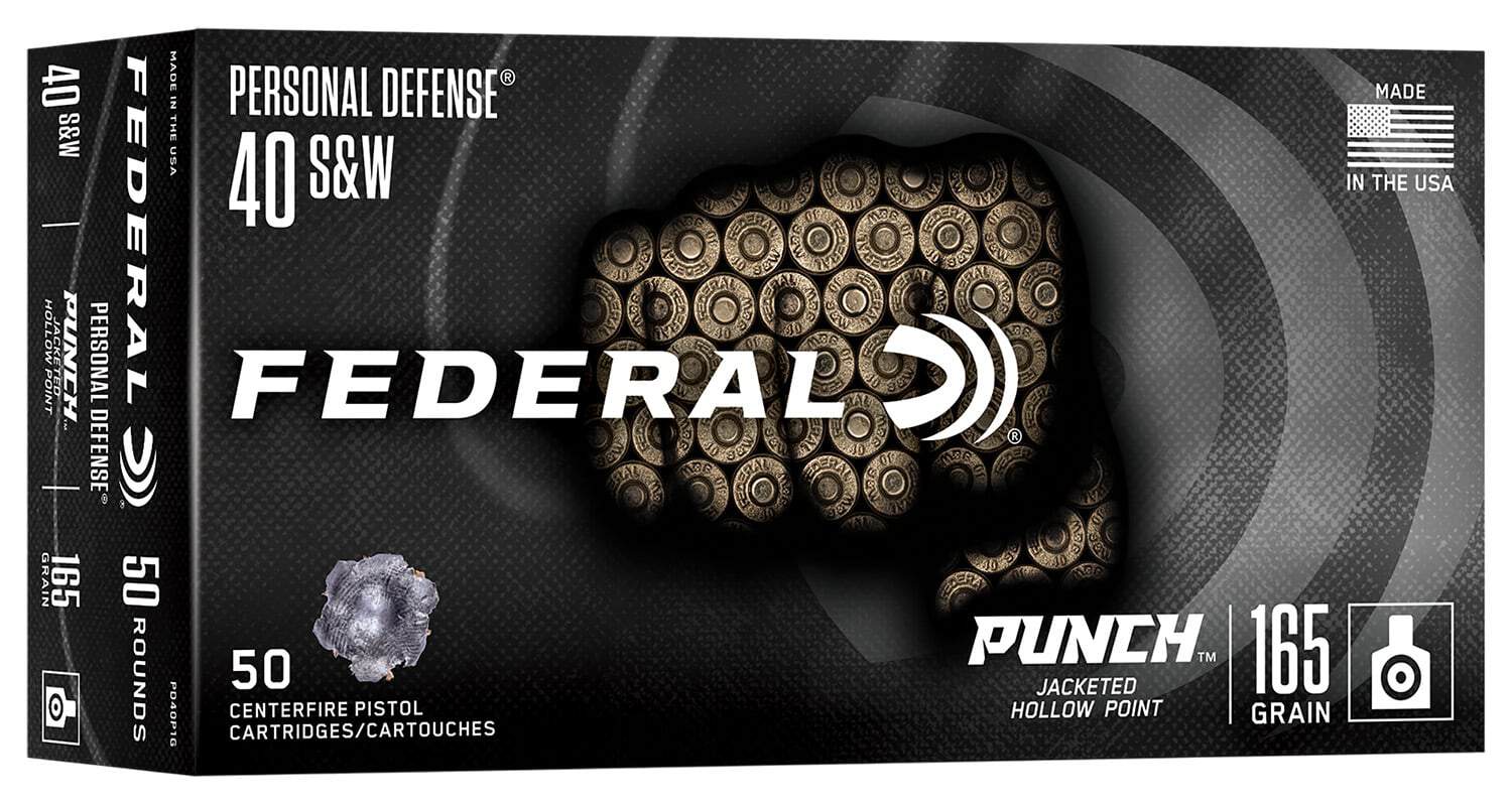 Federal Personal Defense Punch .40 S&W Jacketed Hollow Point 50rd box