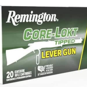 Box of Remington Core-Lokt Tipped 45-70 Government 300 gr ammunition