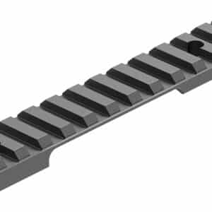 Leupold BackCountry Cross-Slot one-piece 20 MOA scope base in black aluminum for Remington 700 short action