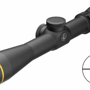 Leupold VX-4HD 3-12x40 Hunt-Plex rifle scope side view matte black