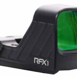 Viridian RFX1 1x16mm green dot reflex sight for Ruger LCP Max, black