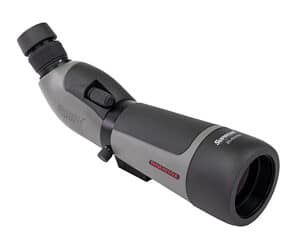 Winchester Supreme Optics 20-60x65 angled spotting scope in black/gray with tripod and case
