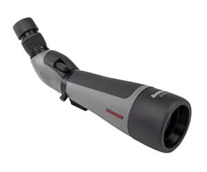 Winchester Supreme Optics 20-60x80mm spotting scope in black/gray with bench tripod and carrying case