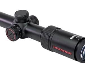 Winchester Supreme 1-4x24 30mm illuminated rifle scope in black matte