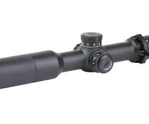 SIG Sauer Tango DMR 2-12x FFP MRAD riflescope, black, side view