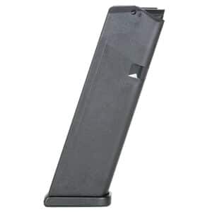 Glock G19 9mm 10-round factory magazine with steel insert and polymer body