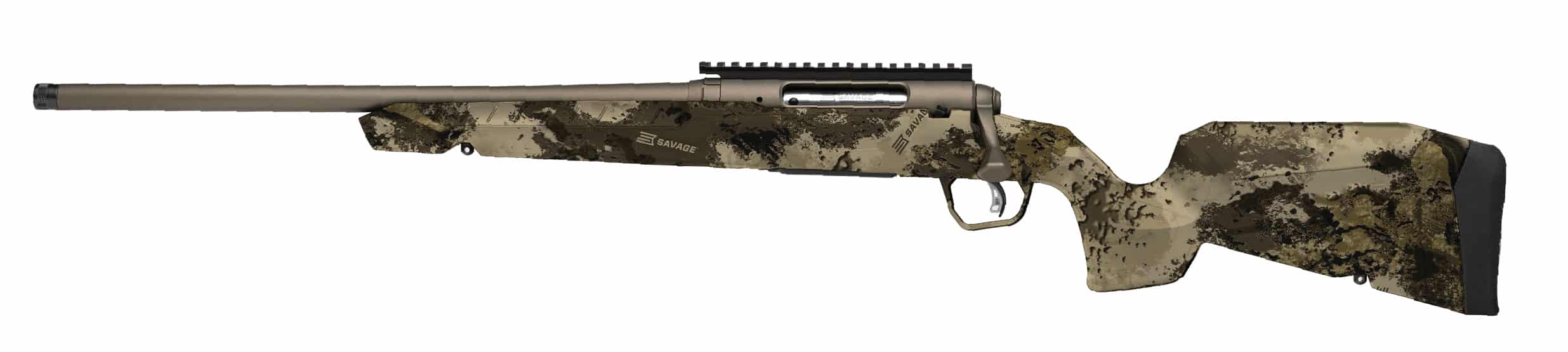 Savage Axis 2 Pro Western 22-250 Rem 20in left-hand rifle, gun metal bronze Cerakote, Western camo stock