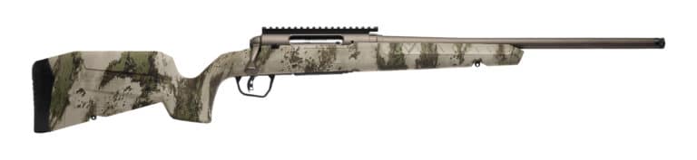 Savage Axis 2 Pro Woodland Compact rifle .400 Legend 20in with Woodland camo synthetic stock