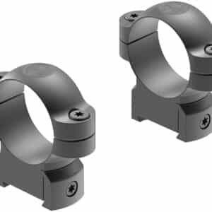 Leupold 30mm medium matte steel Ringmount rings for CZ 550, side view