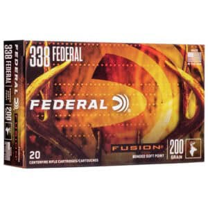 Federal Fusion 200 gr soft point rifle ammunition 20rd box