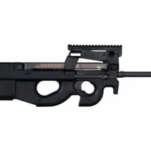 FN PS90 5.7x28mm 16-inch bullpup rifle with 30-round translucent magazine, black thumbhole stock