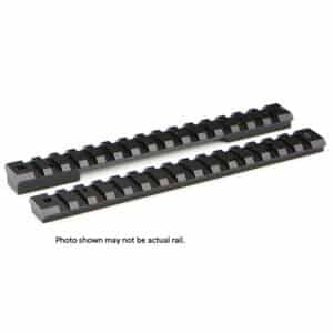 Warne Mountain Tech 20 MOA rail for Howa Mini Action, black anodized 7075-T6 aluminum