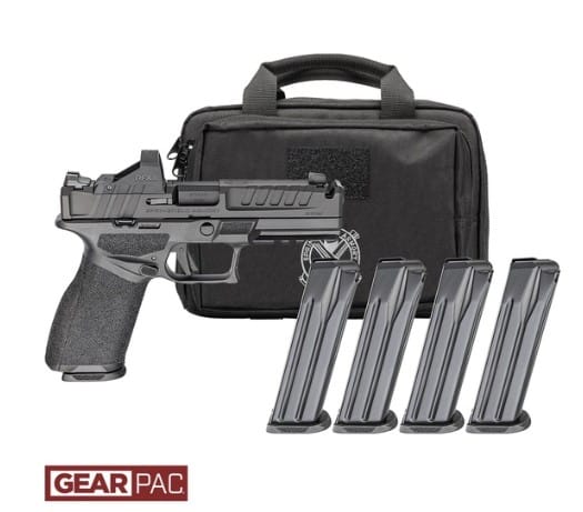 Springfield Armory Echelon 4.0C Comp 9mm pistol with Viridian RFX11 and four magazines