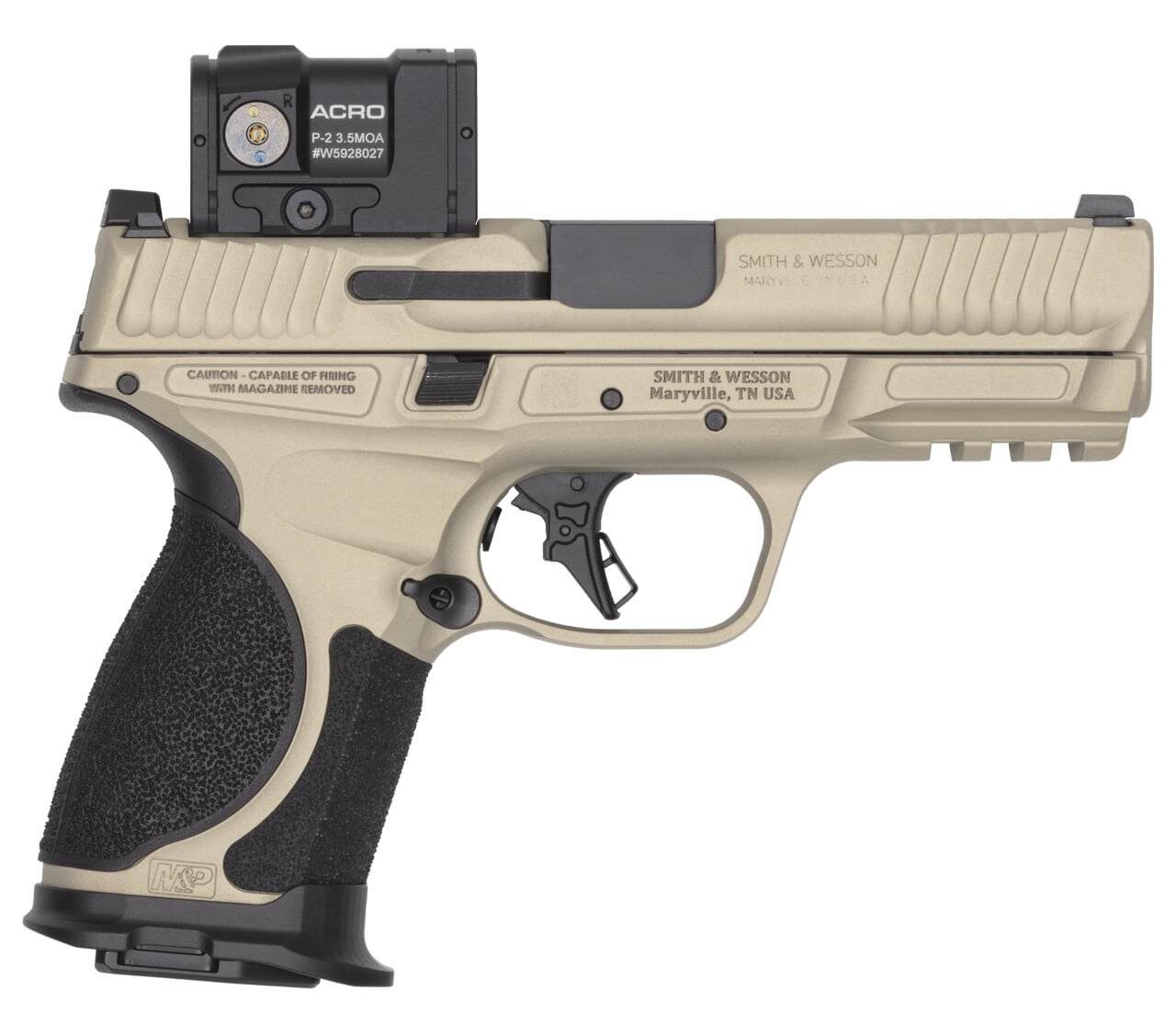 Smith & Wesson M&P9 M2.0 Metal Compact Spec Series VI 9mm 4-inch Champagne