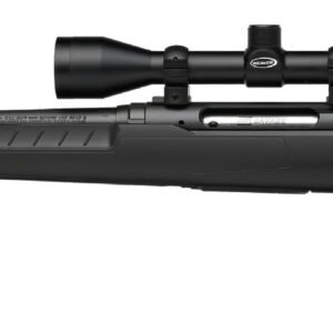 Savage Axis XP 270 Win left-hand rifle with 22 in barrel and mounted 3-9x40 scope