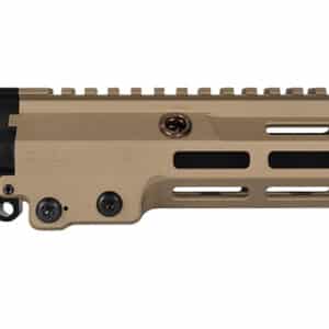 Geissele URG-I 5.56 NATO 11.5-inch complete upper, black and Desert Dirt Color handguard