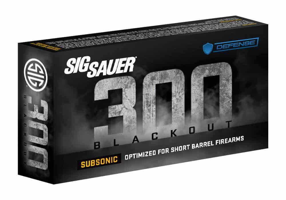 Sig Sauer .300 AAC Blackout 194 gr Max Expansion 20-count ammunition box
