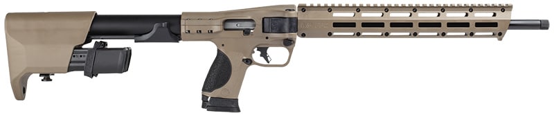 Smith & Wesson M&P FPC 9mm folding carbine Flat Dark Earth with M-LOK handguard