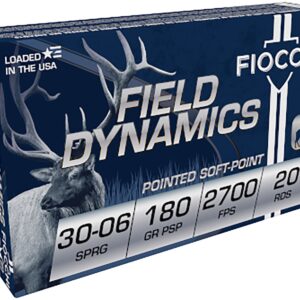 Fiocchi 30-06 Springfield 180gr PSP 20-round box packaging