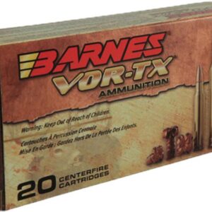 Box of Barnes BAR 30-06 168GR VORTX 20RD rifle ammunition