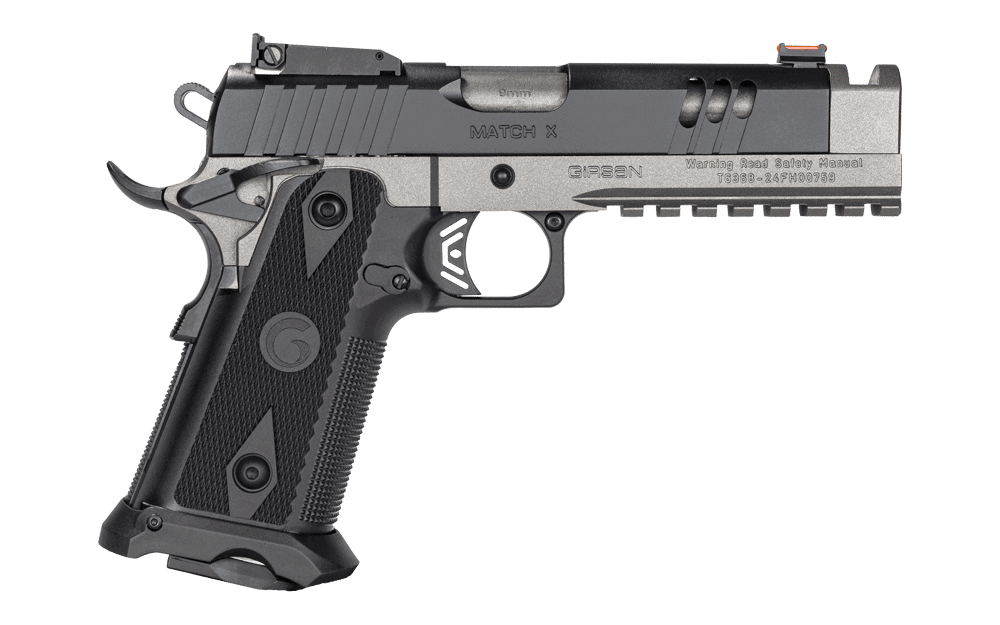 EAA Girsan Witness 2311 Match X 9mm pistol two-tone tungsten and black optic-ready